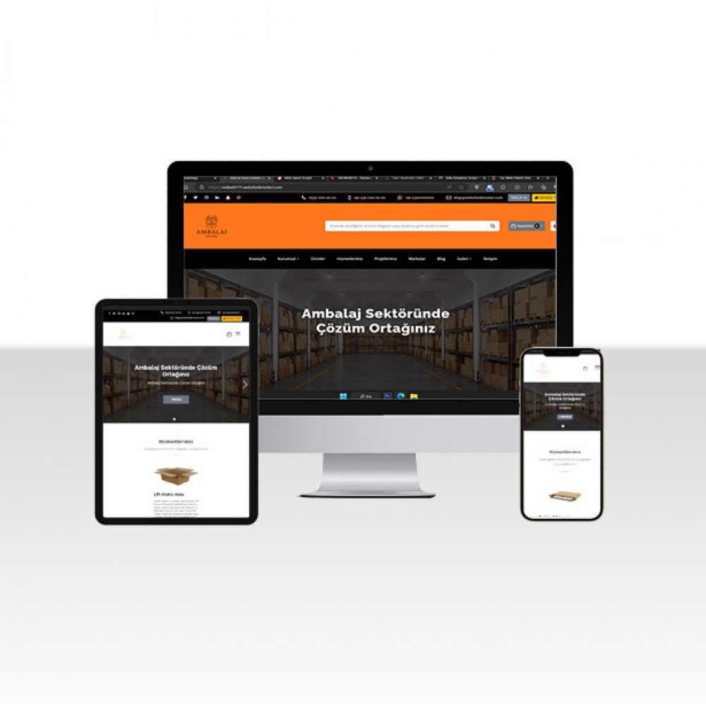 Koli / Kutu Üretim Web Paketi