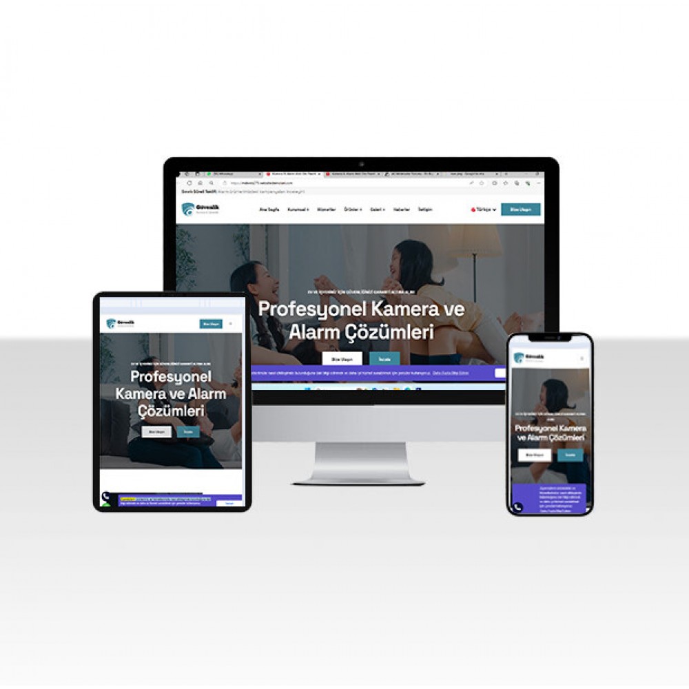 Alarm ve Kamera Web Paketi CCTV