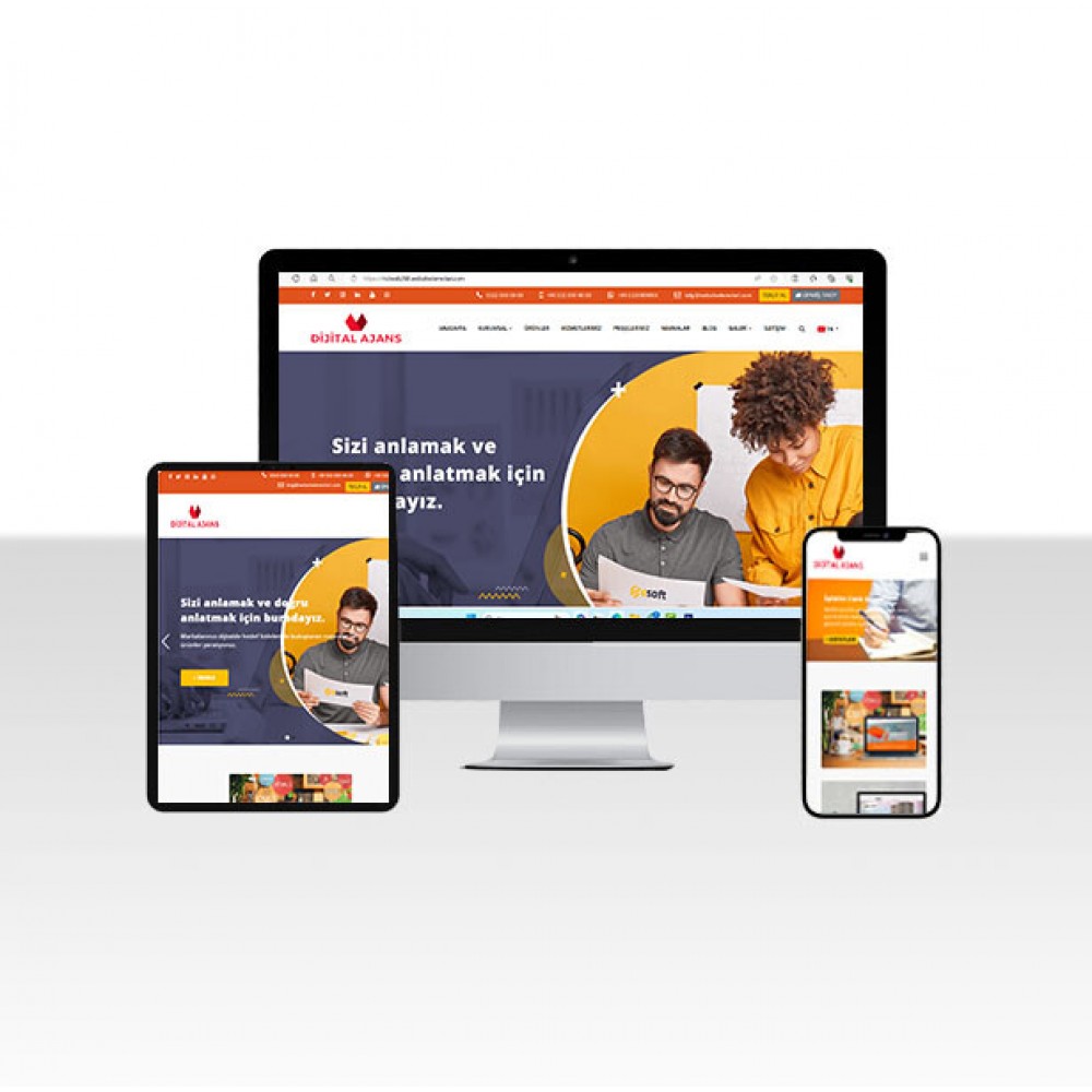 Bilişim ve Reklam Ajansı Şirketi Web Sitesi - Orka