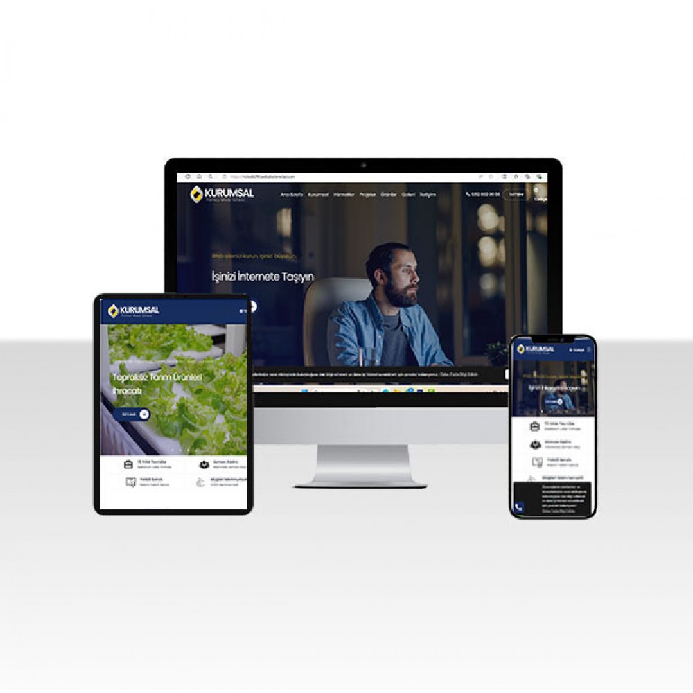İthalat / İmalat / Dış Ticaret Web Sitesi Paketi - Dia