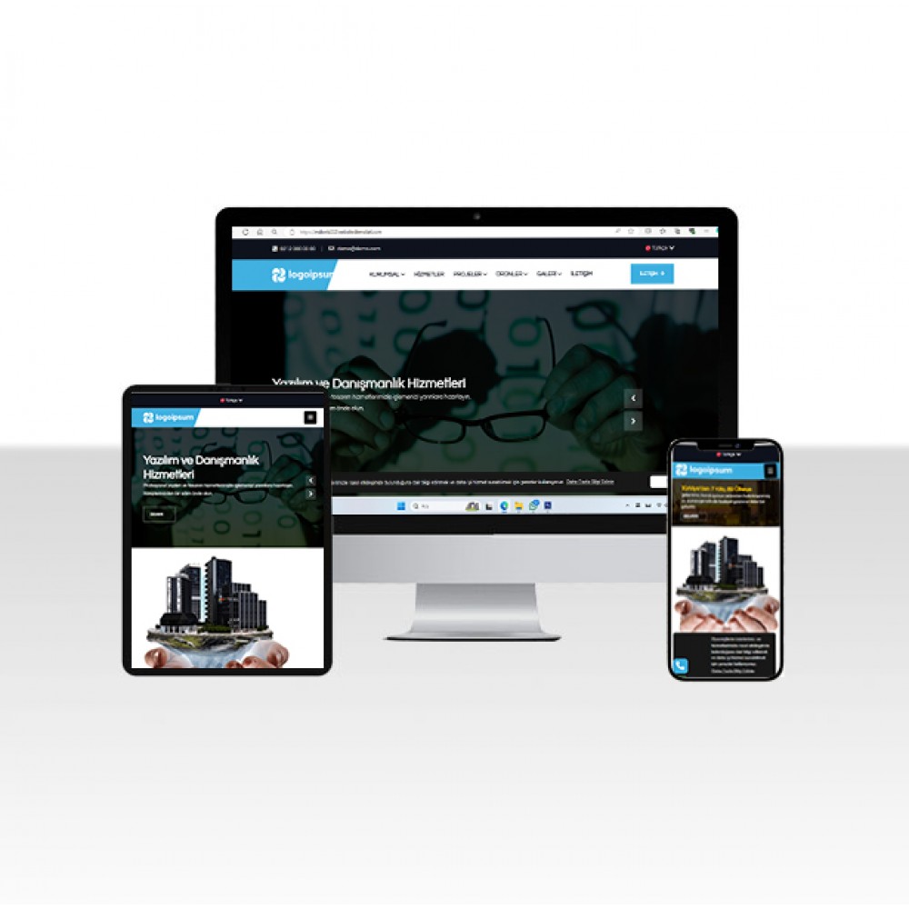 Yazılım Bilişim ve Danışmanlık Web Sitesi Paketi - Kod