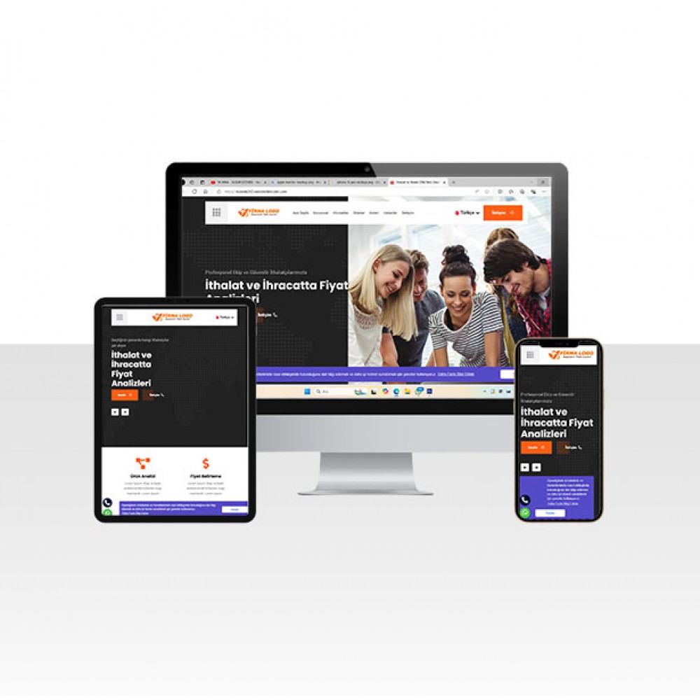 İthalat ve İhracat Firması Web Sitesi Paketi - Europa