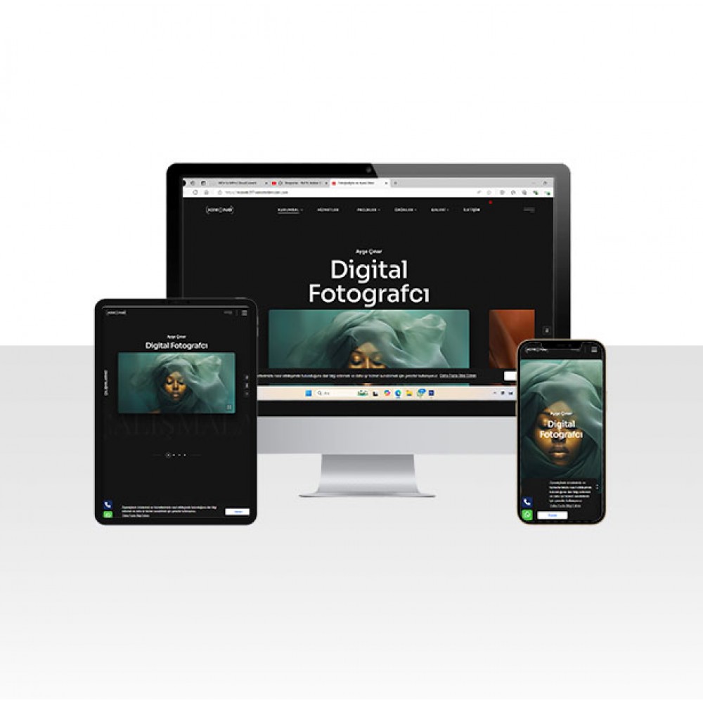 Kreatif Medya ve Fotoğrafçılık Web Sitesi Paketi - Kivi
