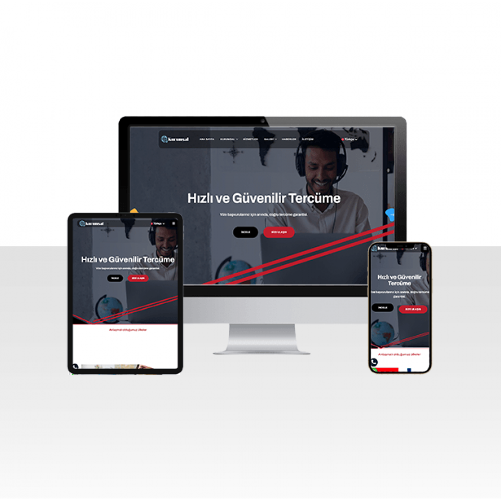 Vize ve Tercümanlık Şirketi Web Sitesi Paketi - World