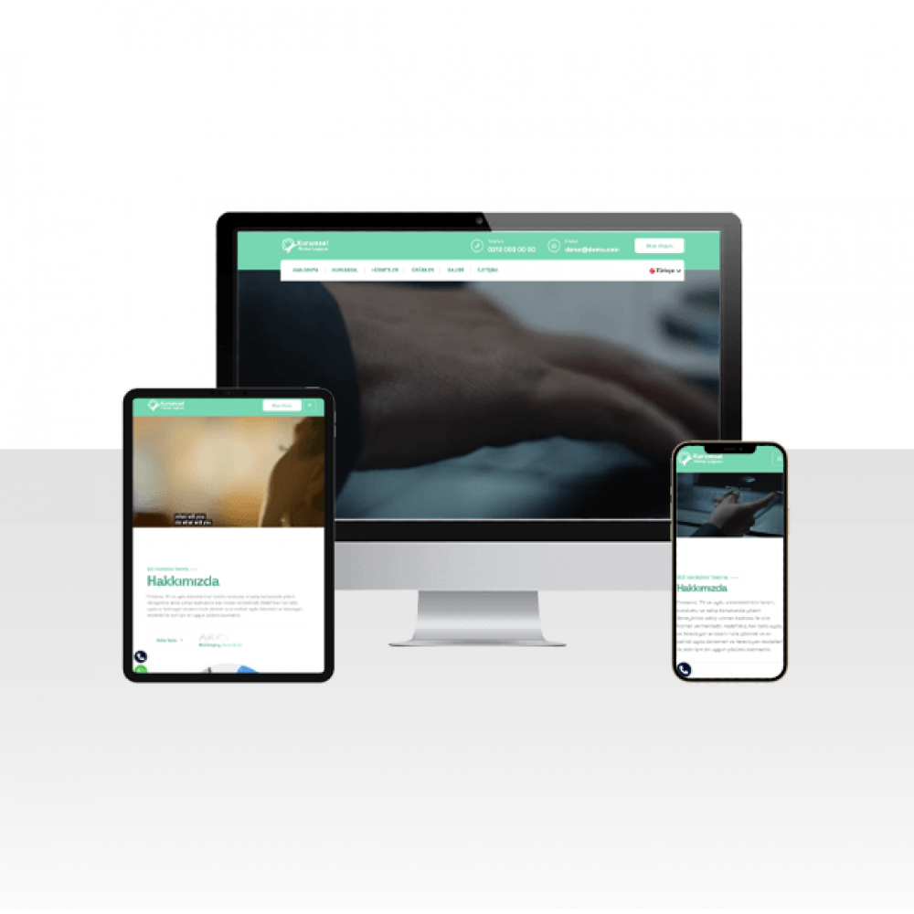 Tv ve Uydu Sistemleri Firması Web Sitesi Paketi- Uydu